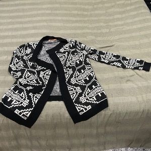 Patterned cardigan